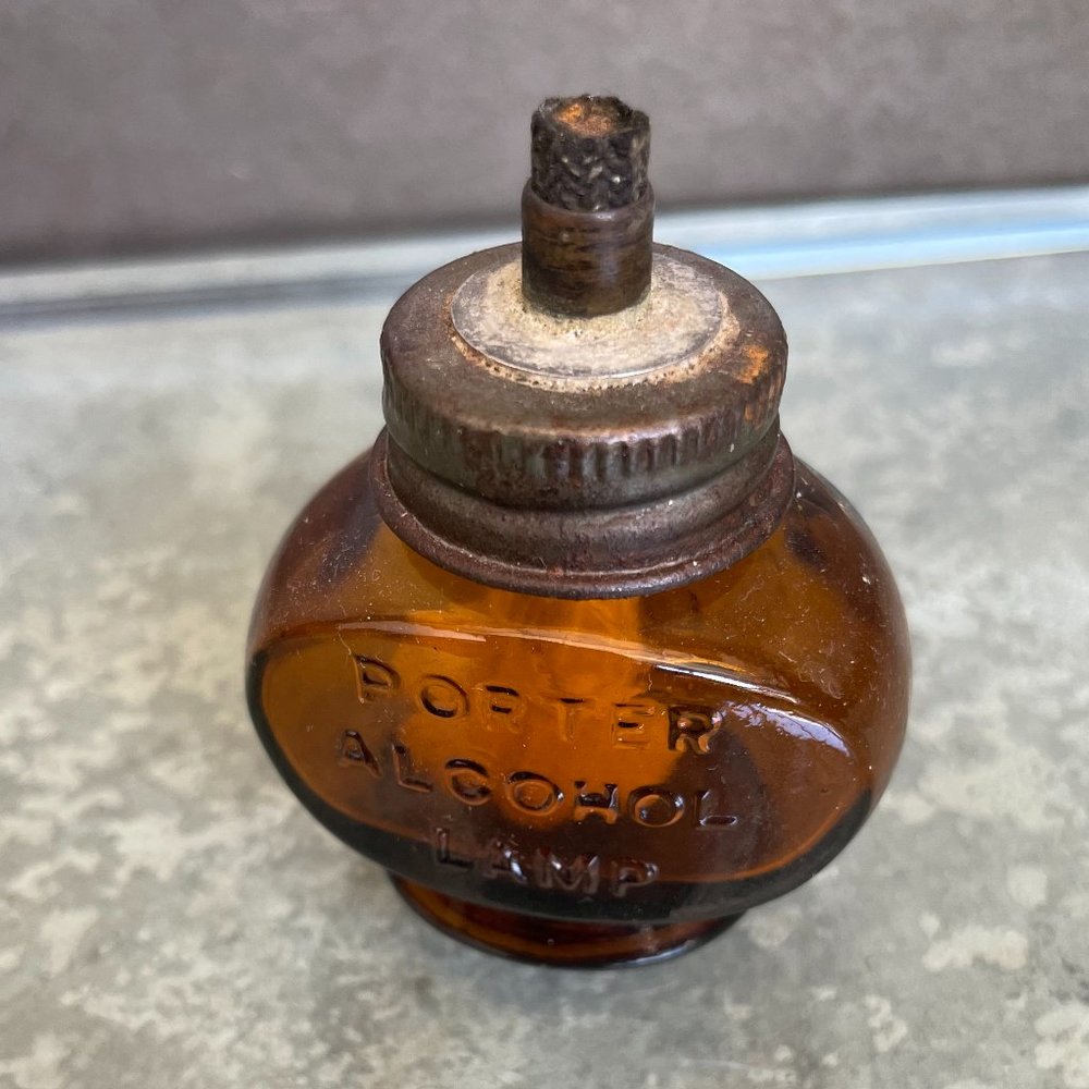 Vintage Porter Alcohol Lamp